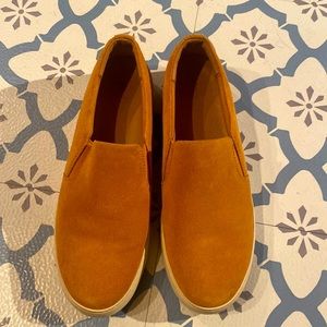 Frye suede slip on sneaker size 10!